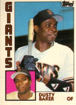 #5T Dusty Baker - San Francisco Giants - 1984 Topps Traded Baseball