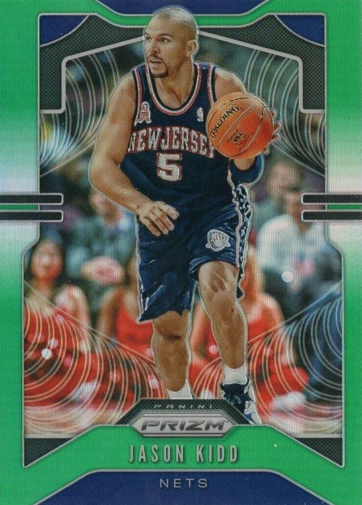 #5 Jason Kidd - New Jersey Nets - 2019-20 Panini Prizm - Prizms Green Basketball