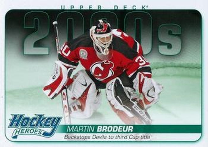 #HH70 Martin Brodeur - New Jersey Devils - 2011-15 Upper Deck - Hockey Heroes
