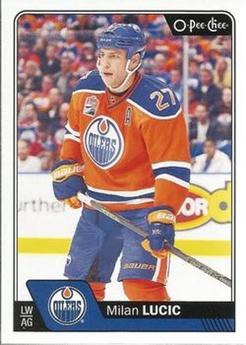 #665 Milan Lucic - Edmonton Oilers - 2016-17 O-Pee-Chee Update Hockey