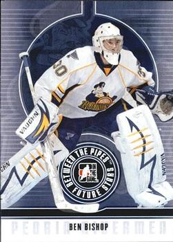 #5 Ben Bishop - Peoria Rivermen - 2008-09 In The Game Between The Pipes Hockey
