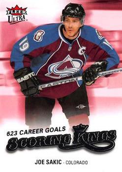 #SK5 Joe Sakic - Colorado Avalanche - 2008-09 Ultra - Scoring Kings Hockey