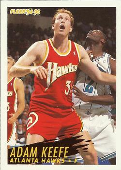 #5 Adam Keefe - Atlanta Hawks - 1994-95 Fleer Basketball
