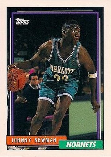 #5 Johnny Newman - Charlotte Hornets - 1992-93 Topps Basketball