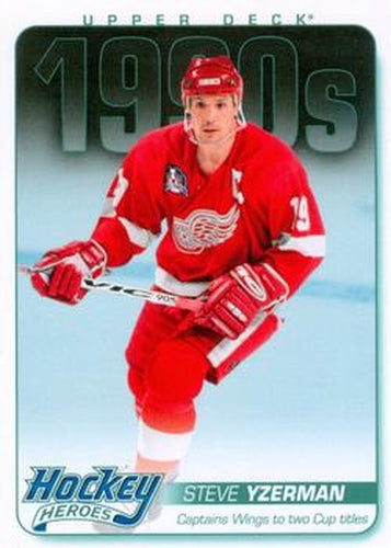 #HH57 Steve Yzerman - Detroit Red Wings - 2011-15 Upper Deck - Hockey Heroes