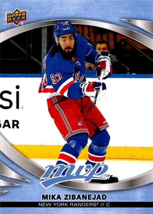 #5 Mika Zibanejad - New York Rangers - 2023-24 Upper Deck MVP Hockey