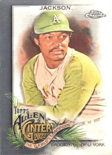 #5 Reggie Jackson - Oakland Athletics - 2022 Topps Allen & Ginter Chrome Baseball