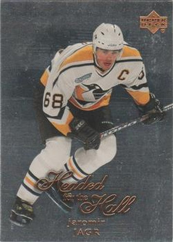 #HOF-5 Jaromir Jagr - Pittsburgh Penguins - 1999-00 Upper Deck - Headed for the Hall Hockey