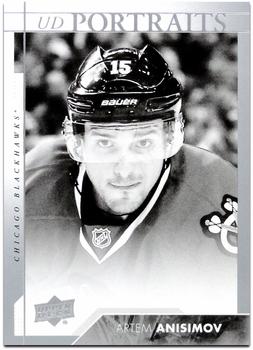 #P-5 Artem Anisimov - Chicago Blackhawks - 2017-18 Upper Deck - UD Portraits Hockey