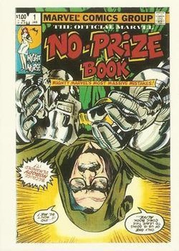 #5 The Marvel No-Prize Book - 1991 Comic Images Marvel Comics First Covers II