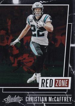 #RZ-CM Christian McCaffrey - Carolina Panthers - 2020 Panini Absolute - Red Zone Football