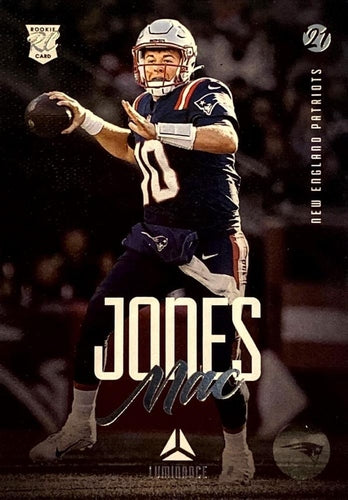 #205 Mac Jones - New England Patriots - 2021 Panini Chronicles - Luminance Update Rookies Football