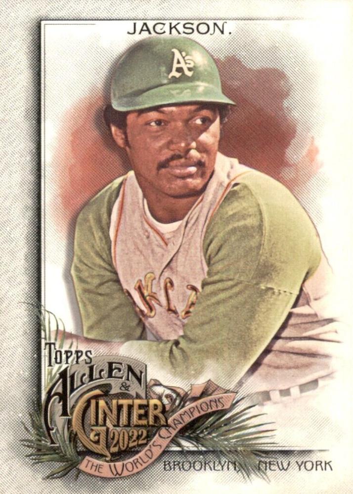 #5 Reggie Jackson - Oakland Athletics - 2022 Topps Allen & Ginter Baseball