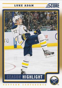 #5 Luke Adam - Buffalo Sabres - 2012-13 Score - Gold Rush Hockey