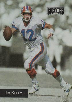 #5 Jim Kelly - Buffalo Bills - 1993 Playoff Football