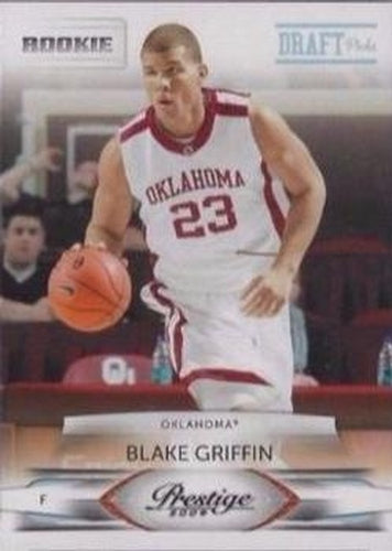 #155 Blake Griffin - Oklahoma Sooners - 2009-10 Panini Prestige - Draft Picks Light Blue Basketball