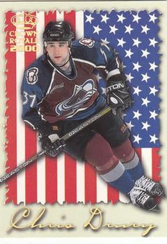 #5 Chris Drury - Colorado Avalanche - 1999-00 Pacific Crown Royale - International Glory Hockey