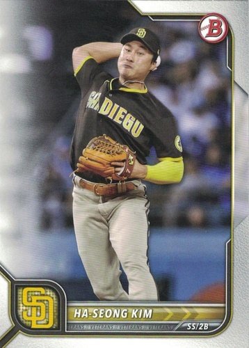 #5 Ha-Seong Kim - San Diego Padres - 2022 Bowman Baseball