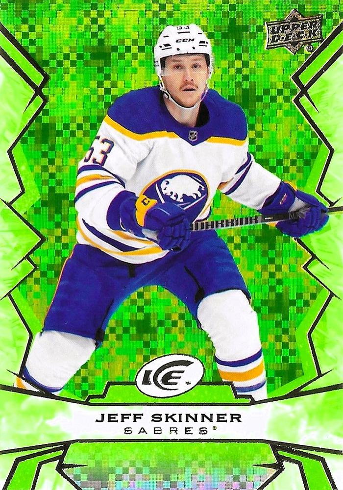 #5 Jeff Skinner - Buffalo Sabres - 2022-23 Upper Deck Ice - Green Hockey