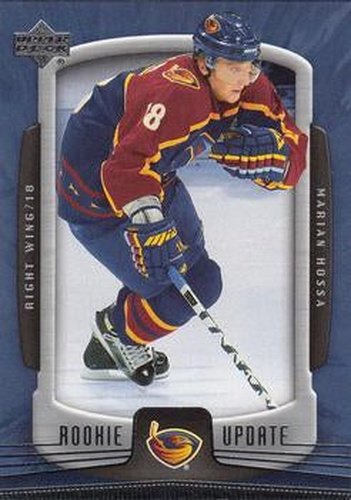 #5 Marian Hossa - Atlanta Thrashers - 2005-06 Upper Deck Rookie Update Hockey