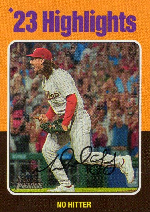 #5 No-Hitter (Michael Lorenzen) - Philadelphia Phillies - 2024 Topps Heritage Baseball