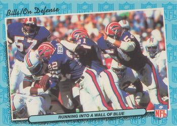 #5 Running Into a Wall of Blue Defense - Buffalo Bills - 1986 Fleer Team Action Football