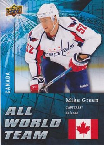 #AW5 Mike Green - Washington Capitals - 2009-10 Upper Deck - All World Team Hockey