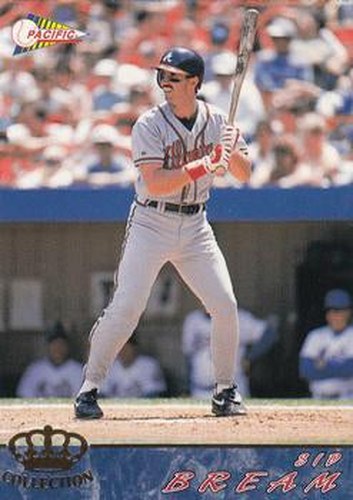#5 Sid Bream - Atlanta Braves - 1994 Pacific Baseball