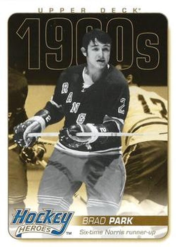 #HH18 Brad Park - New York Rangers - 2011-15 Upper Deck - Hockey Heroes
