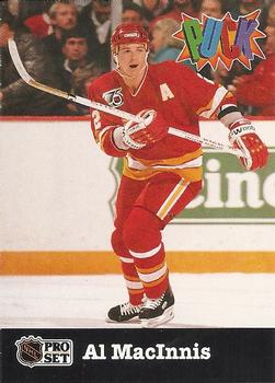 #5 Al MacInnis - Calgary Flames - 1991-92 Pro Set PUCK Hockey