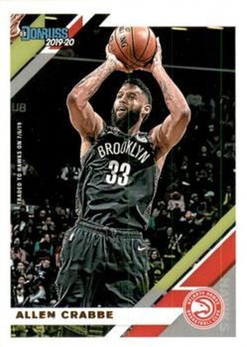 #5 Allen Crabbe - Atlanta Hawks - 2019-20 Donruss Basketball