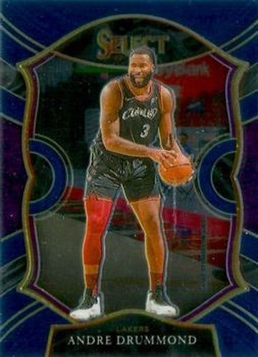 #5 Andre Drummond - Los Angeles Lakers - 2020-21 Panini Select - Blue Basketball