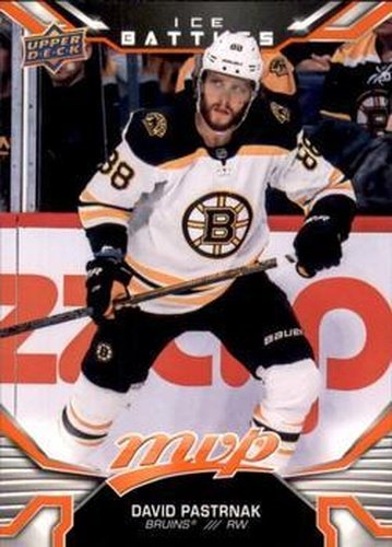 #5 David Pastrnak - Boston Bruins - 2022-23 Upper Deck MVP - Ice Battles Hockey