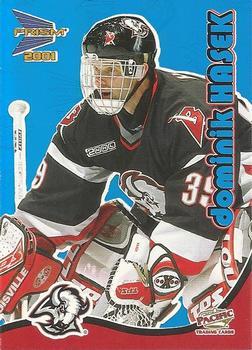 #5 Dominik Hasek - Buffalo Sabres - 2000-01 Pacific Prism McDonald's - Blue Hockey