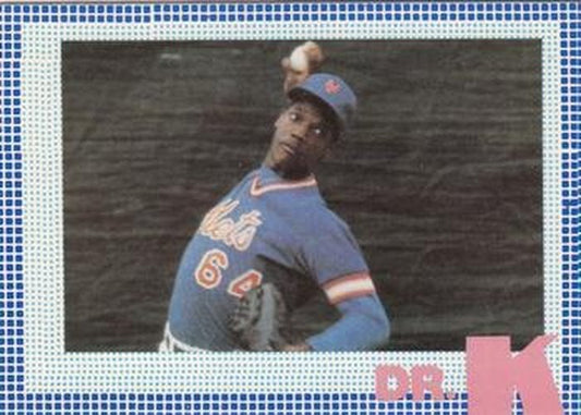 #5 Dwight Gooden - New York Mets - 1985 Renata Galasso Dwight Gooden Dr. K Baseball