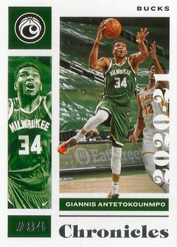 #5 Giannis Antetokounmpo - Milwaukee Bucks - 2020-21 Panini Chronicles Basketball