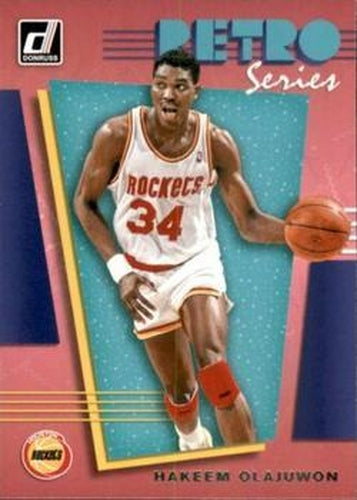 #5 Hakeem Olajuwon - Houston Rockets - 2019-20 Donruss - Retro Series Basketball