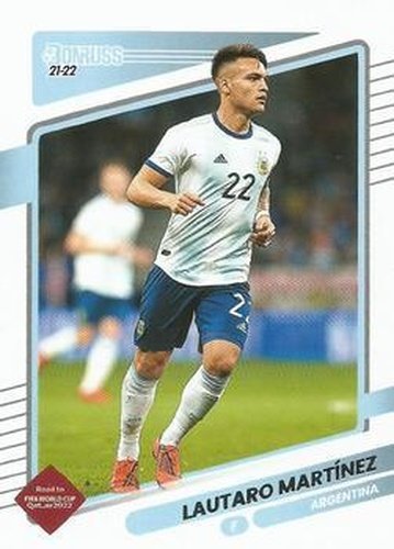 #5 Lautaro Martinez - Argentina - 2021-22 Donruss Road to FIFA World Cup Qatar 2022 Soccer