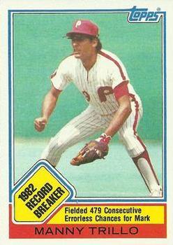 #5 Manny Trillo - Philadelphia Phillies - 1983 Topps Baseball