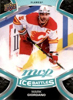 #5 Mark Giordano - Calgary Flames - 2021-22 Upper Deck MVP - Ice Battles Hockey