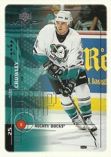 #5 Mike Crowley - Anaheim Mighty Ducks - 1998-99 Upper Deck MVP Hockey