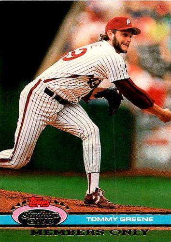 #NNO Tommy Greene - Philadelphia Phillies - 1991 Stadium Club Members Only