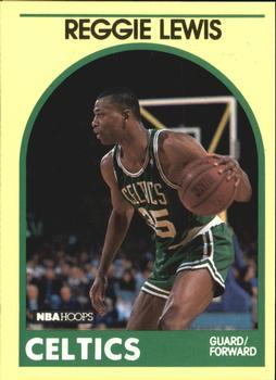 #5 Reggie Lewis - Boston Celtics - 1989-90 Hoops Superstars Basketball