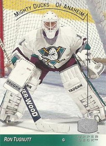 #5 Ron Tugnutt - Anaheim Mighty Ducks - 1993-94 Upper Deck - SP Hockey