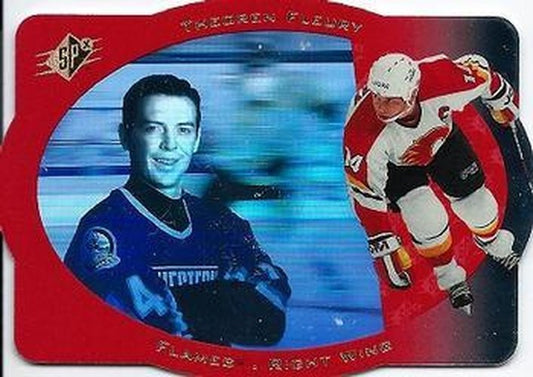 #5 Theoren Fleury - Calgary Flames - 1996-97 SPx Hockey