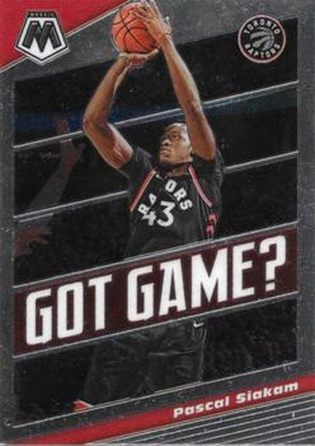 #5 Pascal Siakam - Toronto Raptors - 2019-20 Panini Mosaic - Got Game Basketball