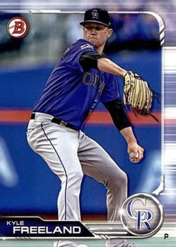 #5 Kyle Freeland - Colorado Rockies - 2019 Bowman Baseball