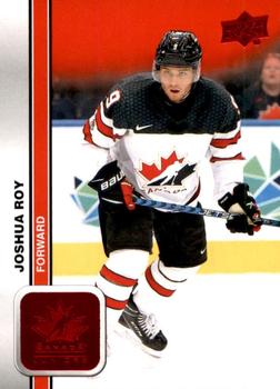 #5 Joshua Roy - Canada - 2023 Upper Deck Team Canada Juniors - Red Foil Hockey