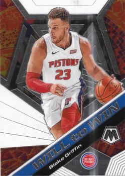 #5 Blake Griffin - Detroit Pistons - 2019-20 Panini Mosaic - Will to Win Basketball