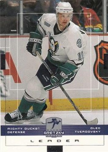 #5 Oleg Tverdovsky - Anaheim Mighty Ducks - 1999-00 Upper Deck Wayne Gretzky Hockey